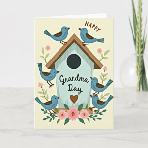 Carte de la Fête des grands-mères Florale