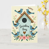 Carte de la Fête des grands-mères Florale (Fleur jaune)
