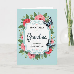Carte de la Fête des grands-mères la plus douce