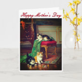 Carte de la Fête des Mères (Fleur jaune)