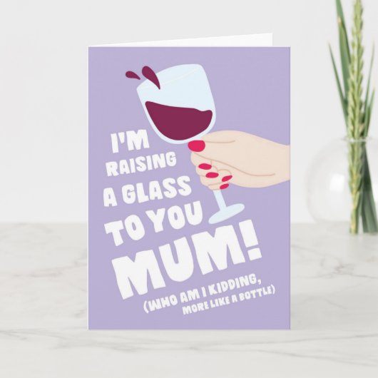 Carte de la fête des mères  (Devant)