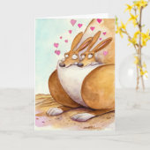 Carte de la Fête des Mères (Fleur jaune)