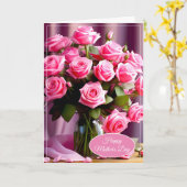 Carte de la fête des mères (Fleur jaune)