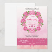 Carte de la fête des mères (Devant / Derrière)