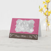 Carte de la Fête des Mères (Fleur jaune)