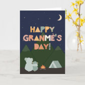 Carte de la fête des mères à Granmasse (Fleur jaune)