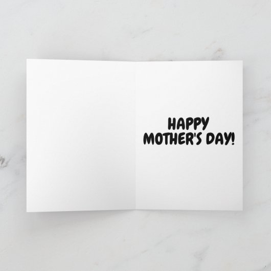 CARTE DE LA FÊTE DES MÈRES ALPACA LLAMA (Intérieur)