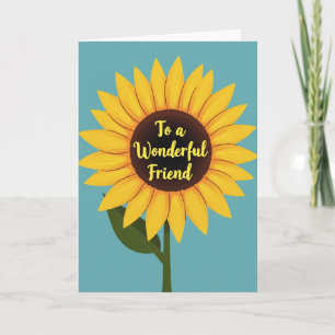 Carte de la Fête des Mères Ami Tournesol