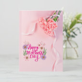 Carte de la Fête des mères, appréciation de la mèr (Debout devant)