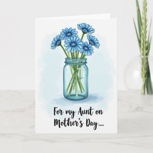 Carte de la Fête des Mères au pot de fleurs (Devant)
