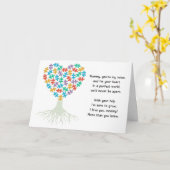 Carte de la fête des mères Autisme Neurodivergent  (Fleur jaune)