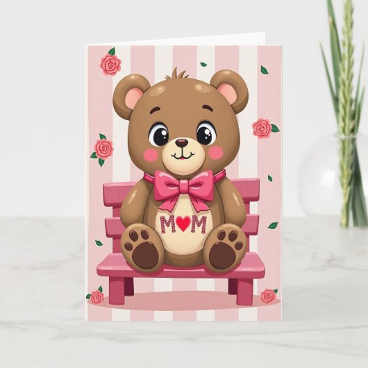 Carte de la fête des mères Bear Hug (Devant)