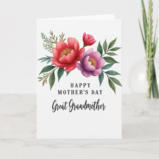 Carte de la fête des mères Blossom (Devant)