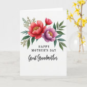 Carte de la fête des mères Blossom (Fleur jaune)