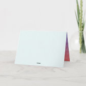 Carte de la fête des mères botanique feuillue (Dos)