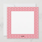 Carte de la Fête des Mères Cœurs & Fleurs (Dos)