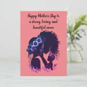 Carte de la fête des mères d'Amérique africaine (Debout devant)