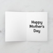 Carte de la fête des mères de la petite Giraffe (Intérieur)