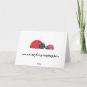 Carte de la fête des mères de Ladybug (Dos)