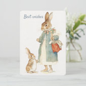 Carte de la fête des mères de lapin Peter (Debout devant)