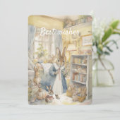 Carte de la fête des mères de lapin Peter (Debout devant)