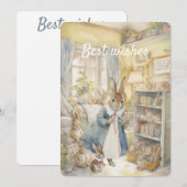Carte de la fête des mères de Peter Rabbit (Devant / Derrière)