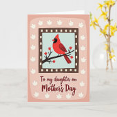 Carte de la Fête des Mères de Ruby (Fleur jaune)