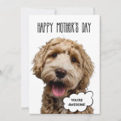 Carte de la fête des mères, drôle de fête des mère (Devant)