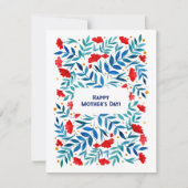 Carte de la Fête des Mères du Jardin Magique (Devant)