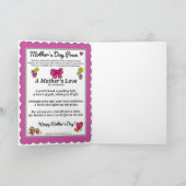 Carte de la fête des mères éléphant mère et fille  (Intérieur)