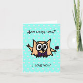 Carte de la fête des mères en LSF avec Ollie le hi (Devant)