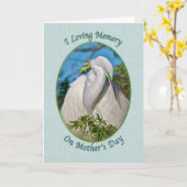 Carte de la fête des mères en mémoire d'amour (Fleur jaune)