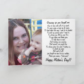 Carte de la Fête des Mères entièrement personnalis (Intérieur)