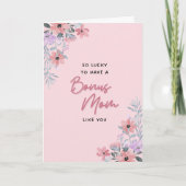 Carte de la fête des mères florale pour belle-mama (Devant)