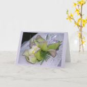 Carte de la Fête des Mères Lily (Fleur jaune)