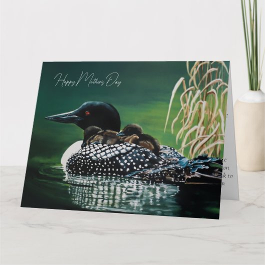 Carte de la Fête des Mères Loon (Devant)