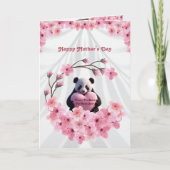 Carte de la fête des mères Panda Love pour maman (Devant)
