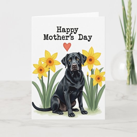 Carte de la Fête des Mères pour Chiens (Devant)