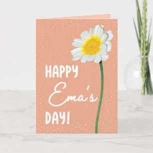 Carte de la fête des mères pour Ema