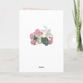 Carte de la Fête des Mères pour Maman avec Rose, L (Dos)