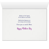 Carte de la fête des mères pour une maman adorable (Intérieur Horizontal (Bas))