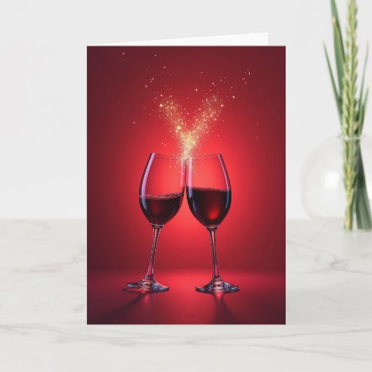Carte de la Fête des Mères Ruby Liquid Toast (Devant)