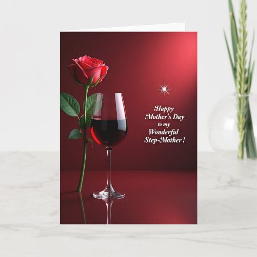 Carte de la Fête des Mères Ruby Wine (Devant)
