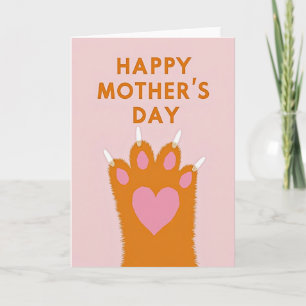 Carte de la fête des mères Sweet Paws