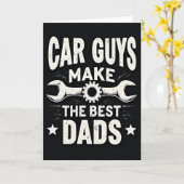 Carte de la Fête des Papas Auto Cool (Fleur jaune)