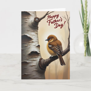 Carte de la Fête des Pères au Petit Oiseau Dodu
