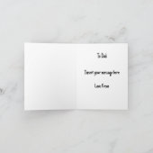 Carte de la fête des pères avec diagramme circulai (Intérieur)