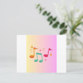 Carte de la fête des pères avec musique (Debout devant)