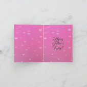 Carte de la fête des pères avec une photo drôle et (Intérieur)