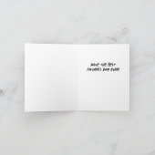 Carte de la Fête des Pères Bigfoot (Intérieur)